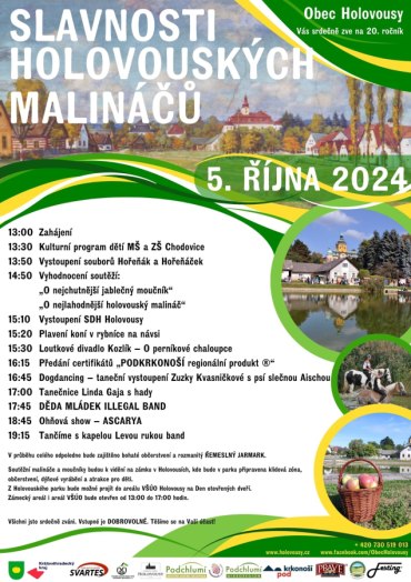 SLAVNOSTI HOLOVOUSKÝCH MALINÁČŮ 5.10.2024