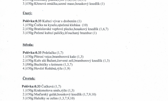 Jídelní lístek 24.-28.2.2025