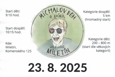 MICHALŮV BĚH 23.8.2025 MICHALŮV BĚH 23.8.2025