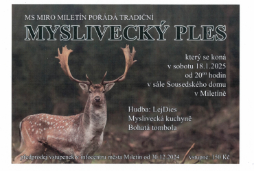 Myslivecký ples 18.1.2025