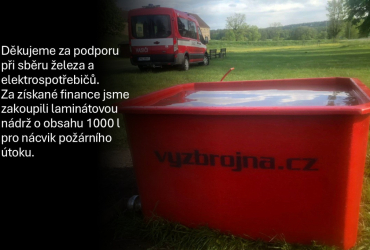 PODĚKOVÁNÍ SDH ROHOZNICE PODĚKOVÁNÍ SDH ROHOZNICE